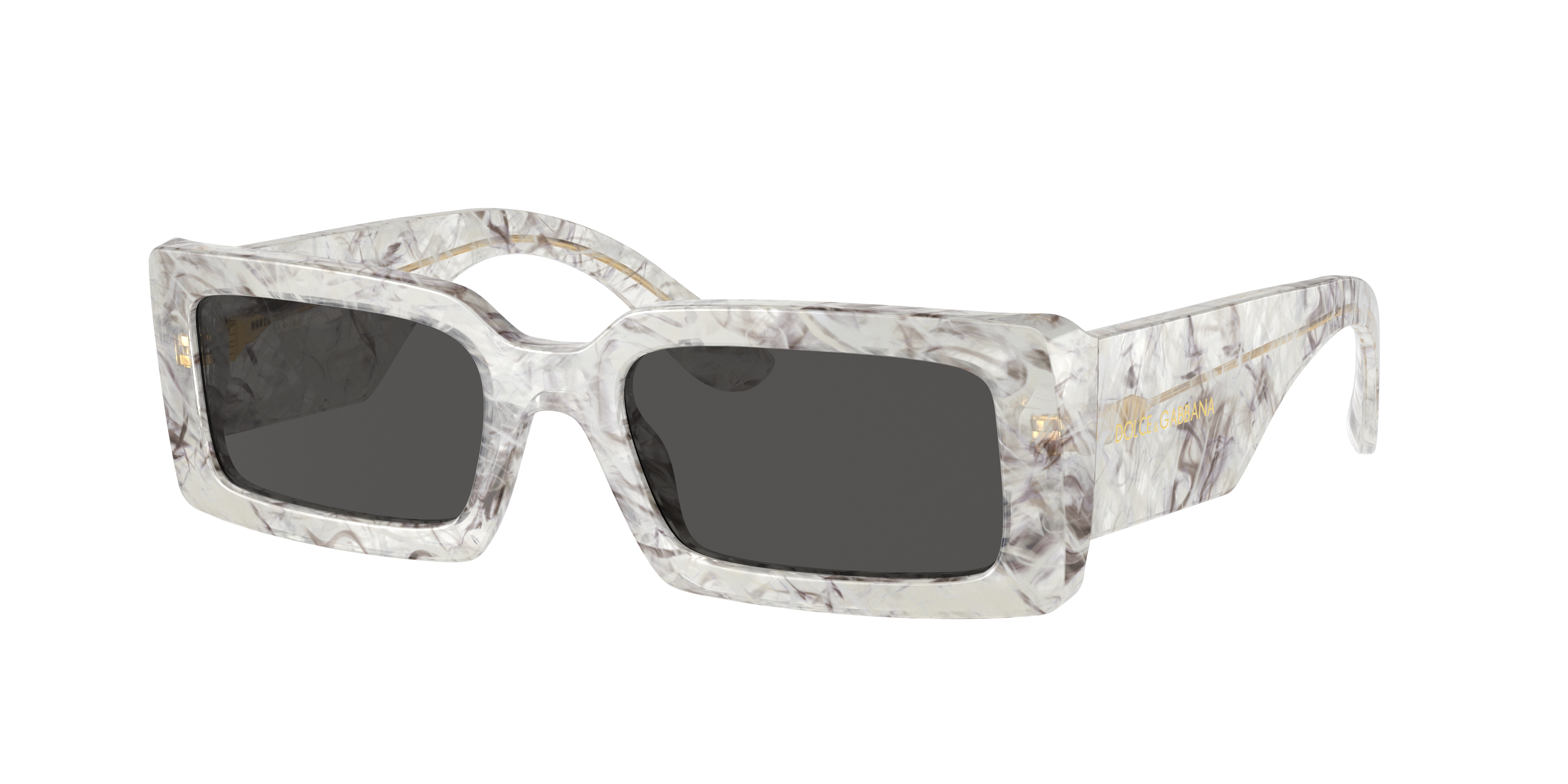 Dolce&Gabbana Woman Sunglass DG4416 -  Frame color: Grey Marble, Lens color: Dark Grey