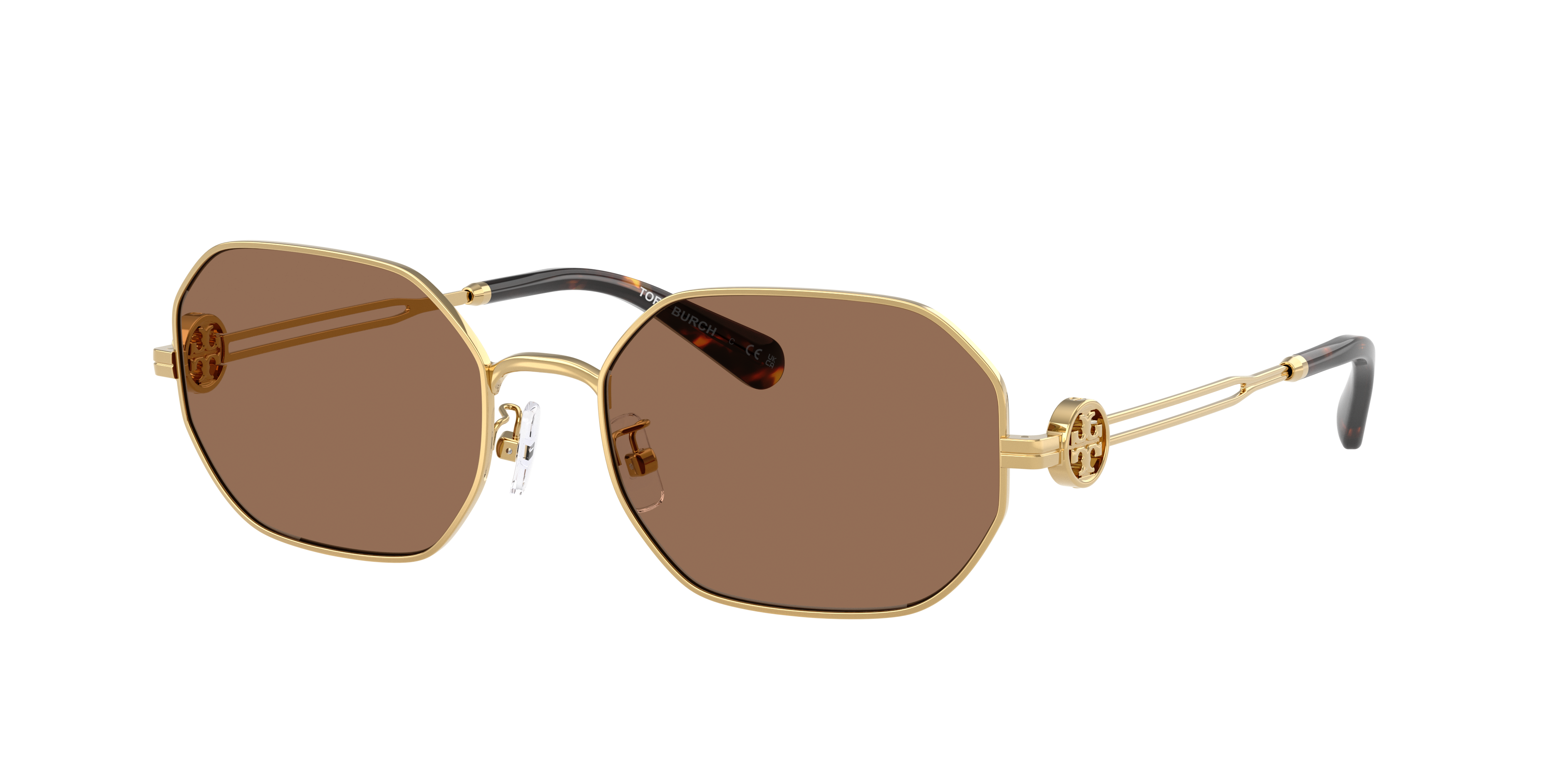 Tory Burch TY6113 XL (55 - 18) with Brown lenses and Gold frame