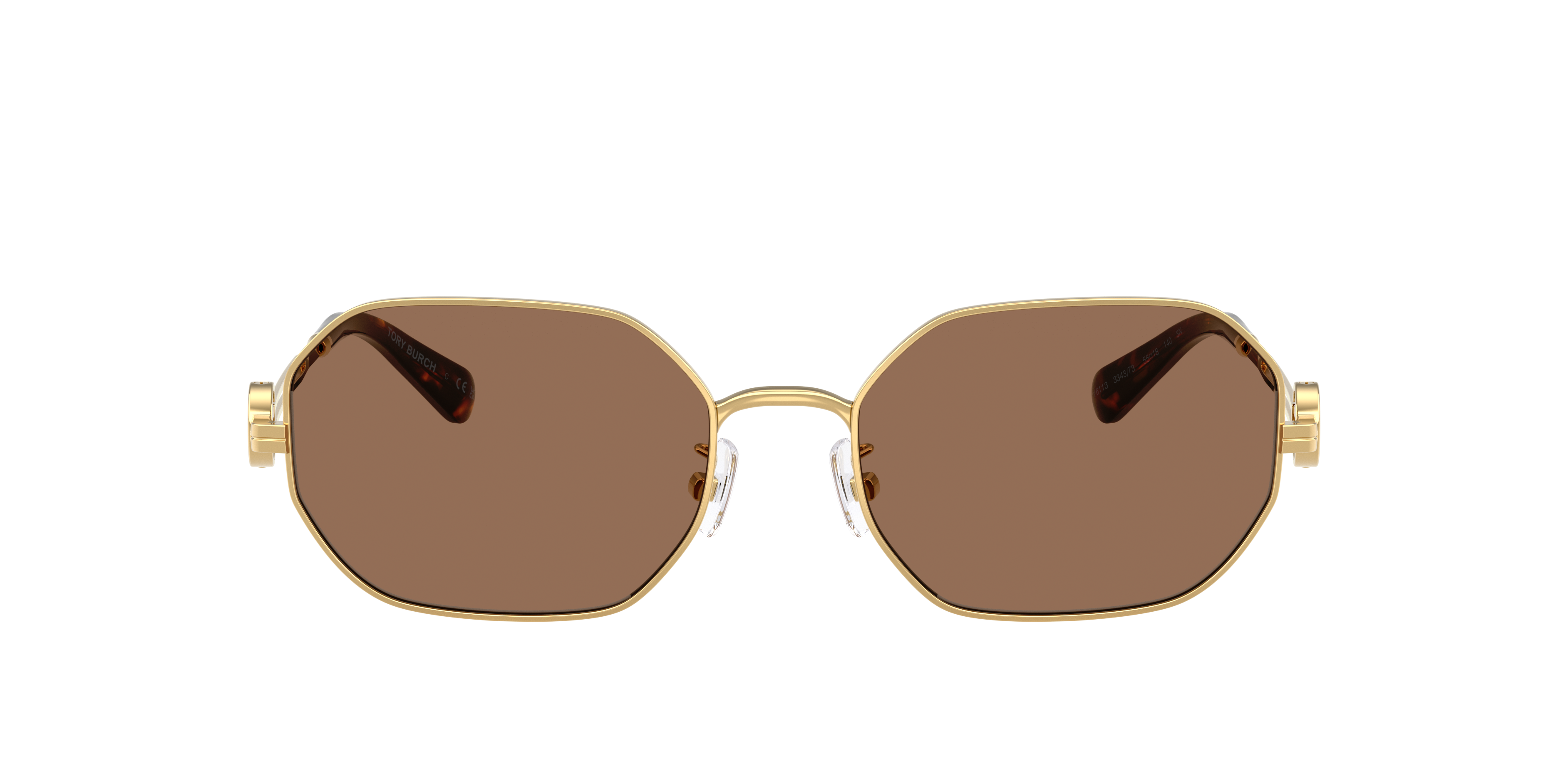 Tory Burch TY6113 XL (55 - 18) with Brown lenses and Gold frame