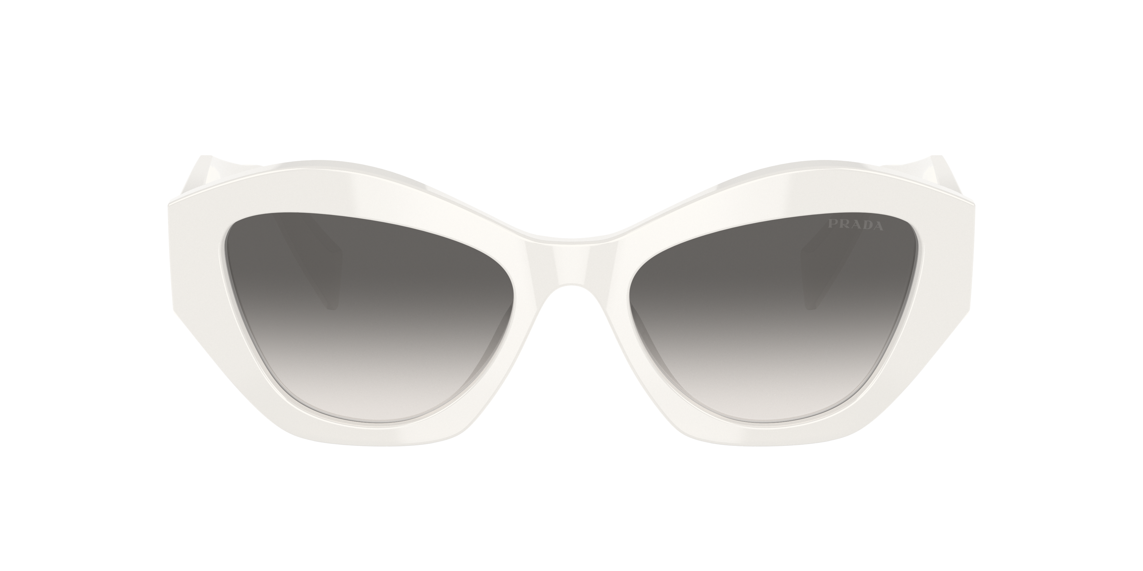 Prada PR 07YS M (53 - 19) with Grey lenses and White frame