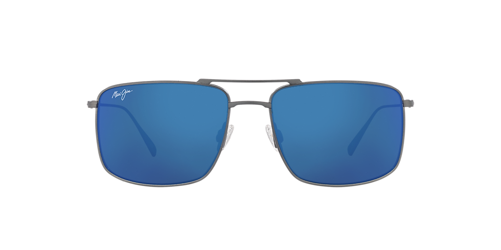 サングラス Maui Jim Maui Jim - AEKO - GREY AEKO MATTE TITANIUM Maui Jim - Aeko (Matte Titanium) – Good See Co.