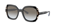 Prada PR 16US Heritage L (54 - 21) with Grey lenses and  display picture 3