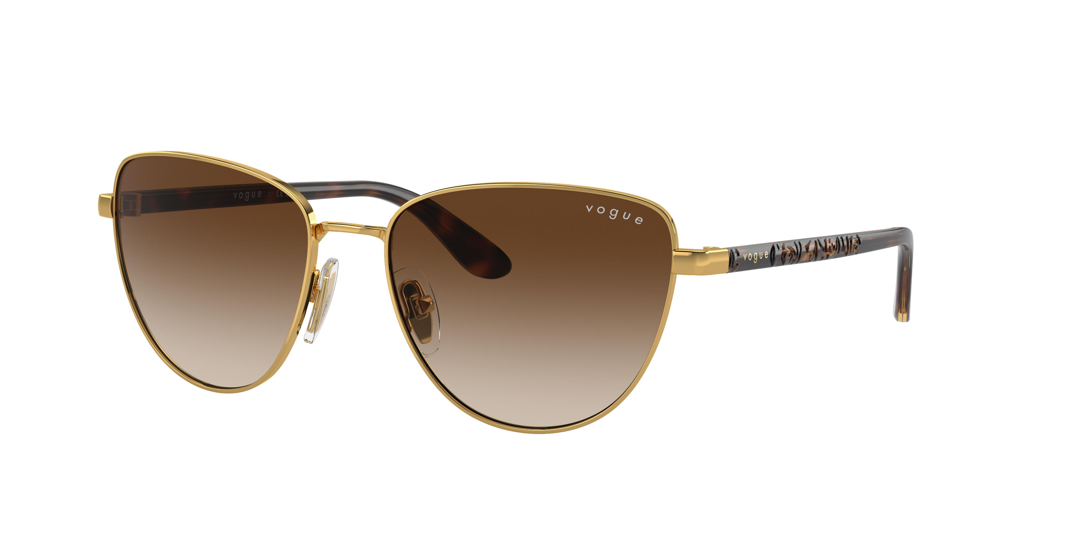 Vogue Eyewear Woman Sunglass VO4286S -  Frame color: Gold, Lens color: Brown Gradient