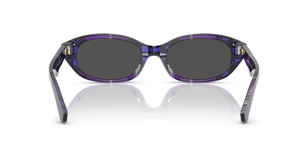 サングラス BURBERRY Woman Sunglasses Violet 0BE4447D 411387 Burberry™ BE4447D Oval Sunglasses | EyeOns.com