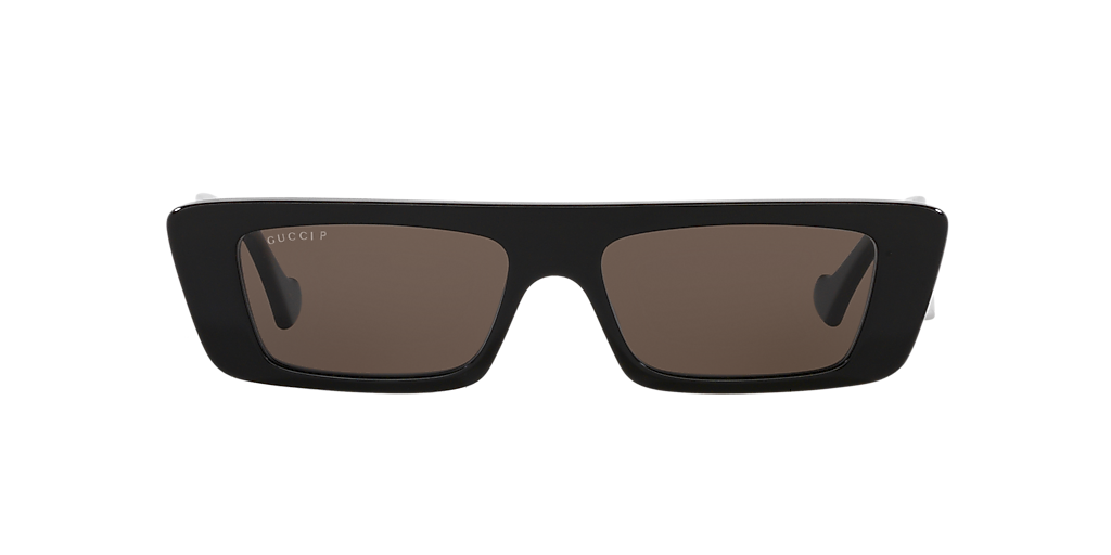 GUCCI(グッチ) GG1331S サングラス Amazon.com: Gucci GG1331S 001 Black/Grey Narrow Rectangular