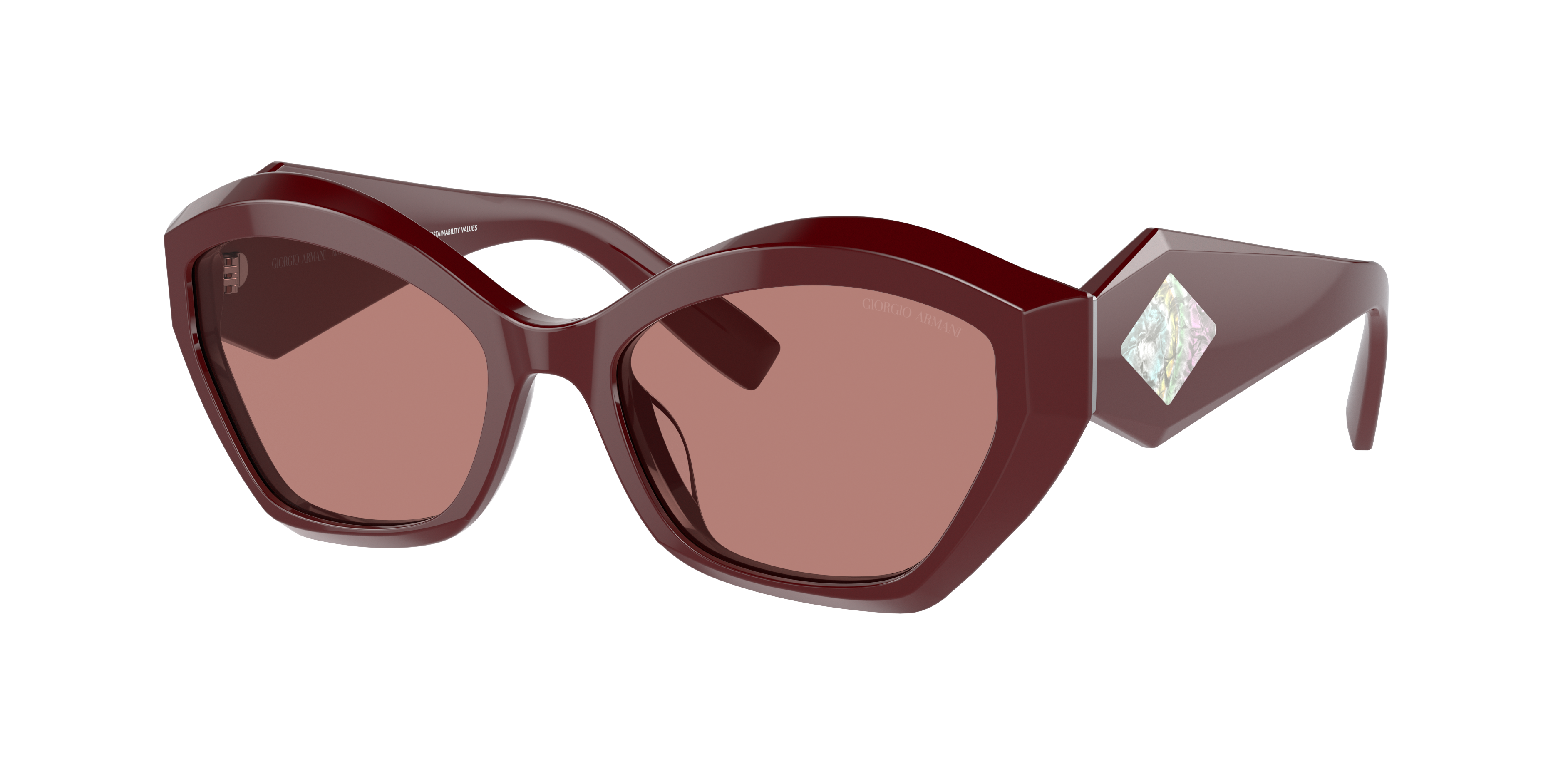Giorgio Armani Woman Sunglass AR8187U -  Frame color: Bordeaux, Lens color: Bordeaux