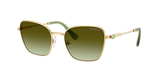 Swarovski SK7031 XL (59 - 14) with Brown lenses and Gold frame