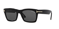 Tom Ford Nico-02 XXL (56 - 21) with Grey lenses and Black