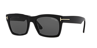 Tom Ford FT0711 S (53 - 20) with Grey lenses and Black frame