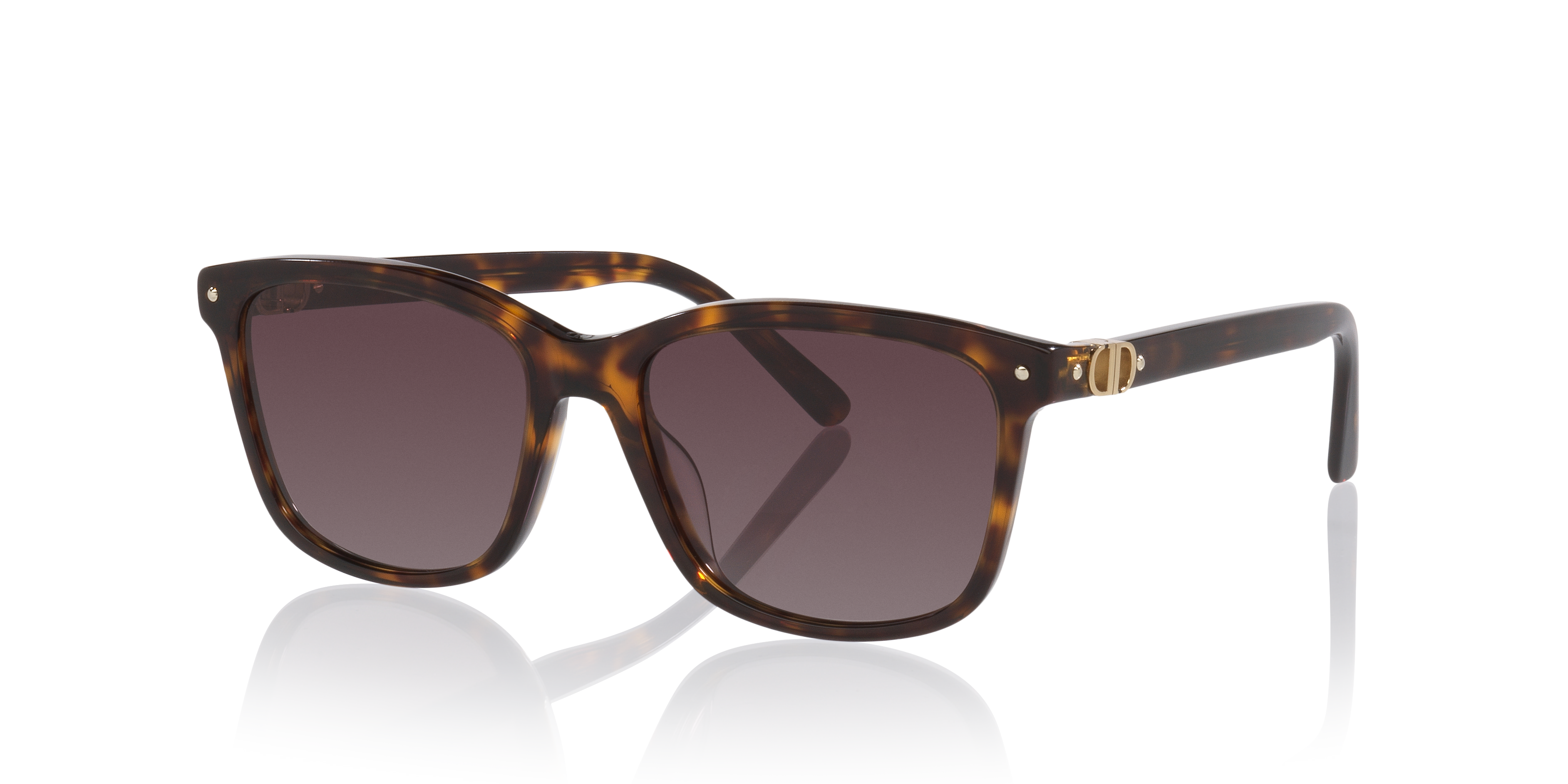 DIOR Petit Cd S2I XS (53 - 16) with Brown lenses and Brown frame