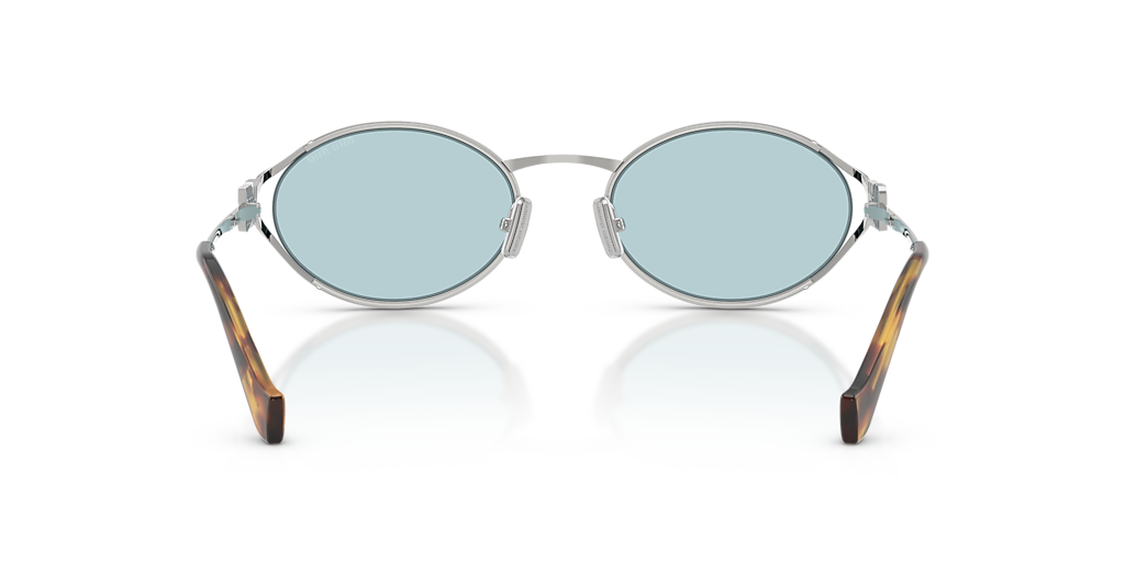 Miu Miu MU 52YS L (54 - 21) with Blue lenses and Silver frame