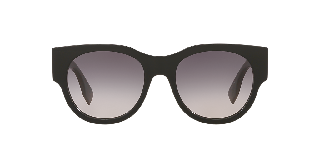 Fendi Fe40147I S (53 - 19) with Grey lenses and Black frame  display picture 1