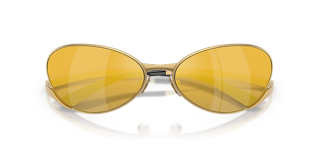Versace Yellow Floral Round Sunglasses Versace VE2264 Oval Sunglasses | Shopbop main image 4