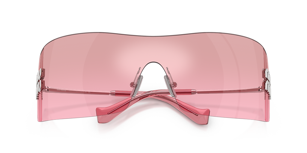 Miu Miu MU B53S L (0 - 144) with Pink lenses and Silver frame