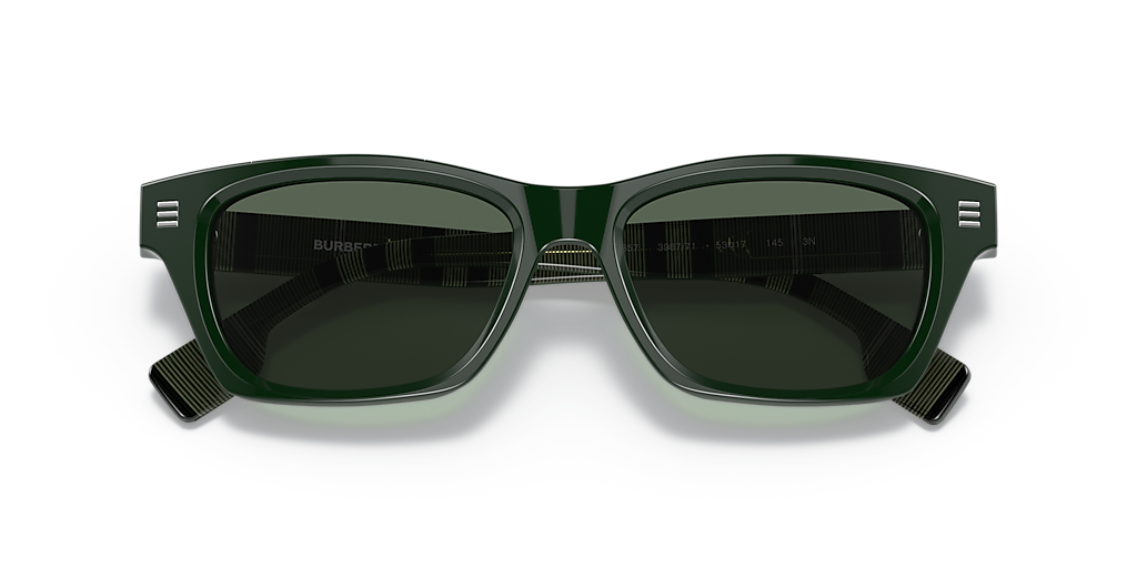 Burberry BE4357 Kennedy L (53 - 17) with Green lenses and