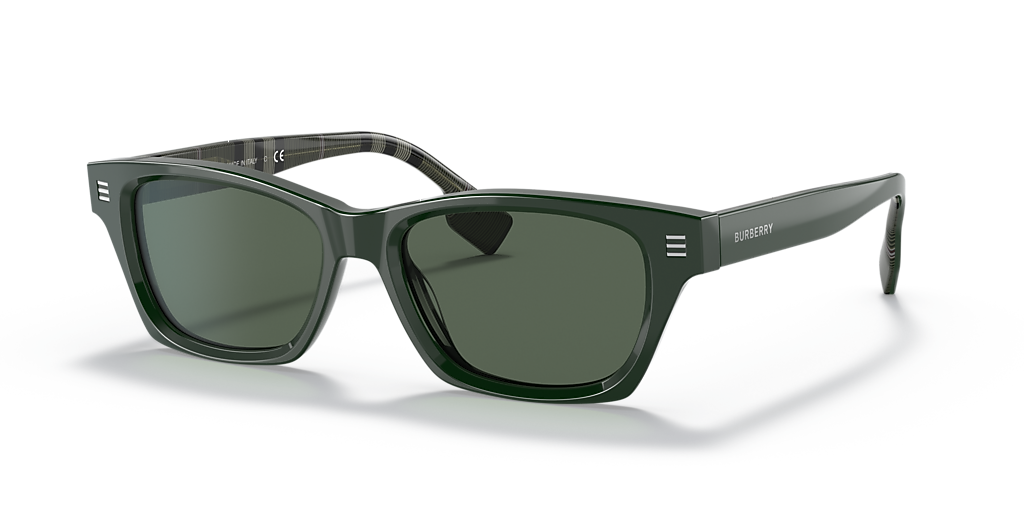 BURBERRY サングラス B4357 Burberry™ Kennedy BE4357F Rectangle Sunglasses | EyeOns.com
