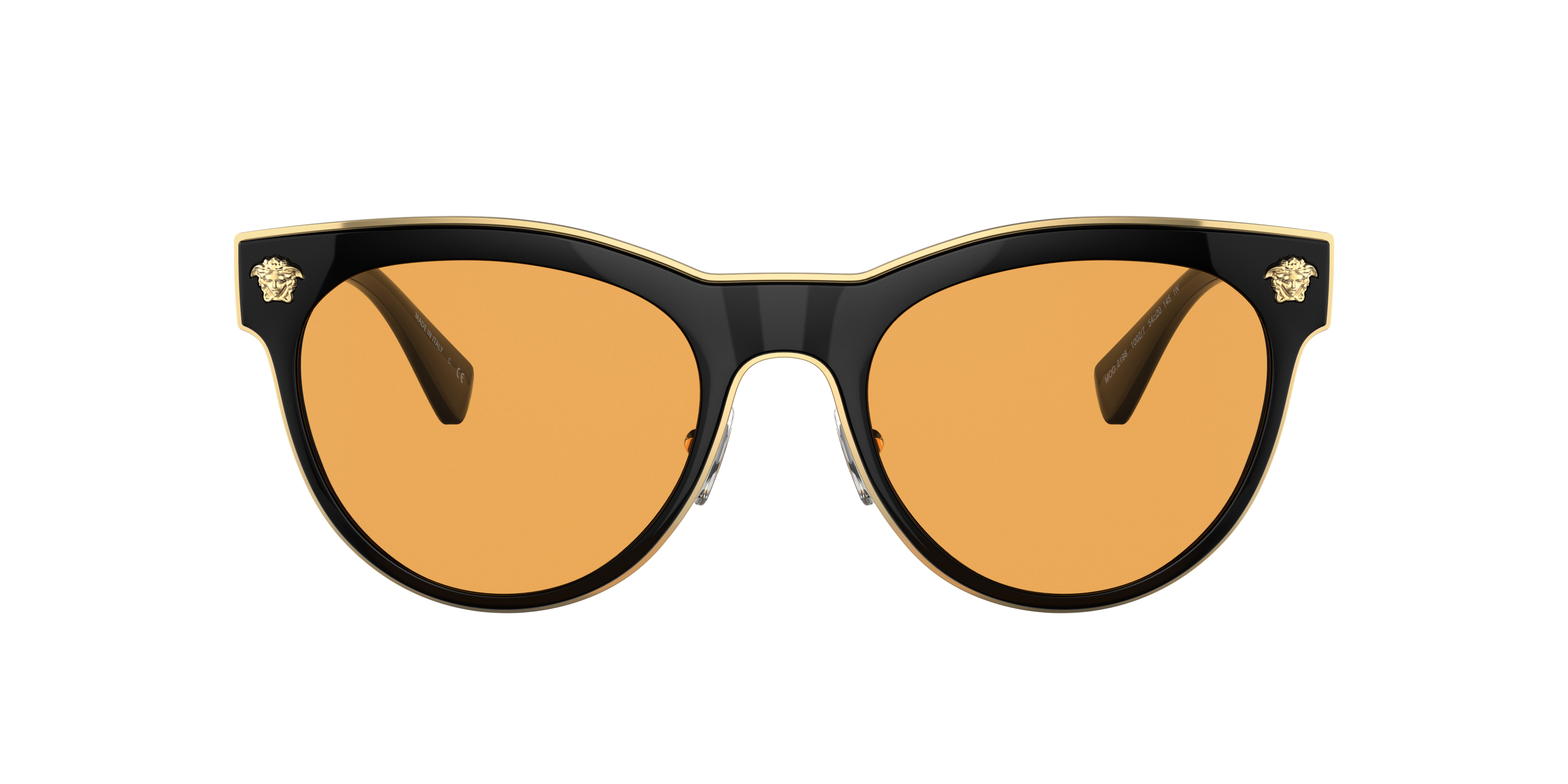 Versace VE2198 S (54 - 20) with Orange lenses and Black