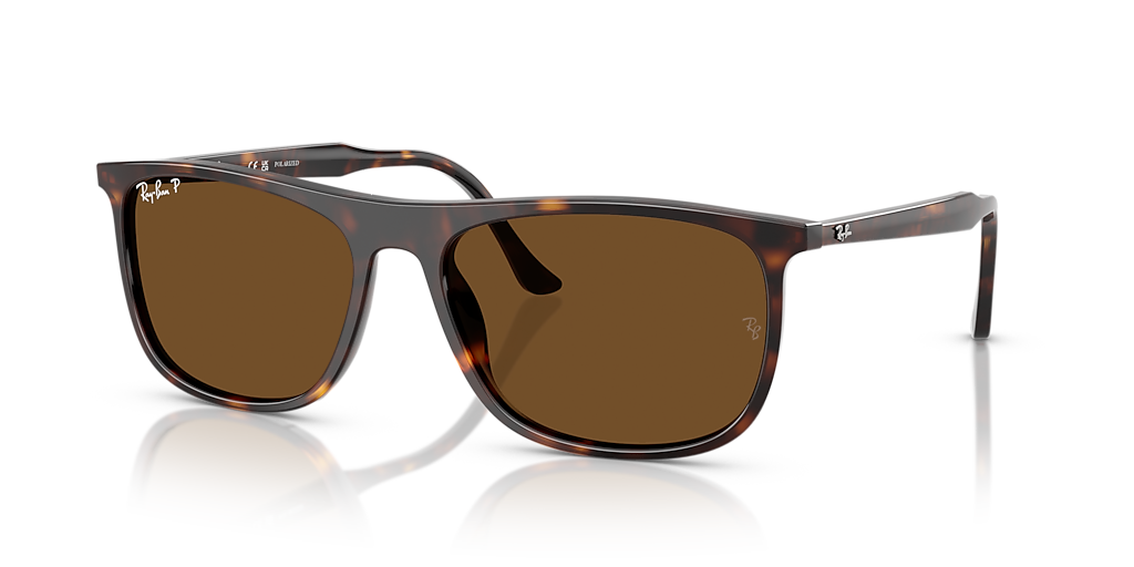 Ray-Ban RB2216 XXL (61 - 18) with Brown lenses and Tortoise frame