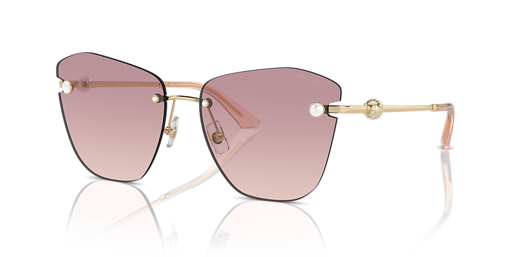 Jimmy Choo JC4004HB L (59 - 16) with Brown lenses and Gold
