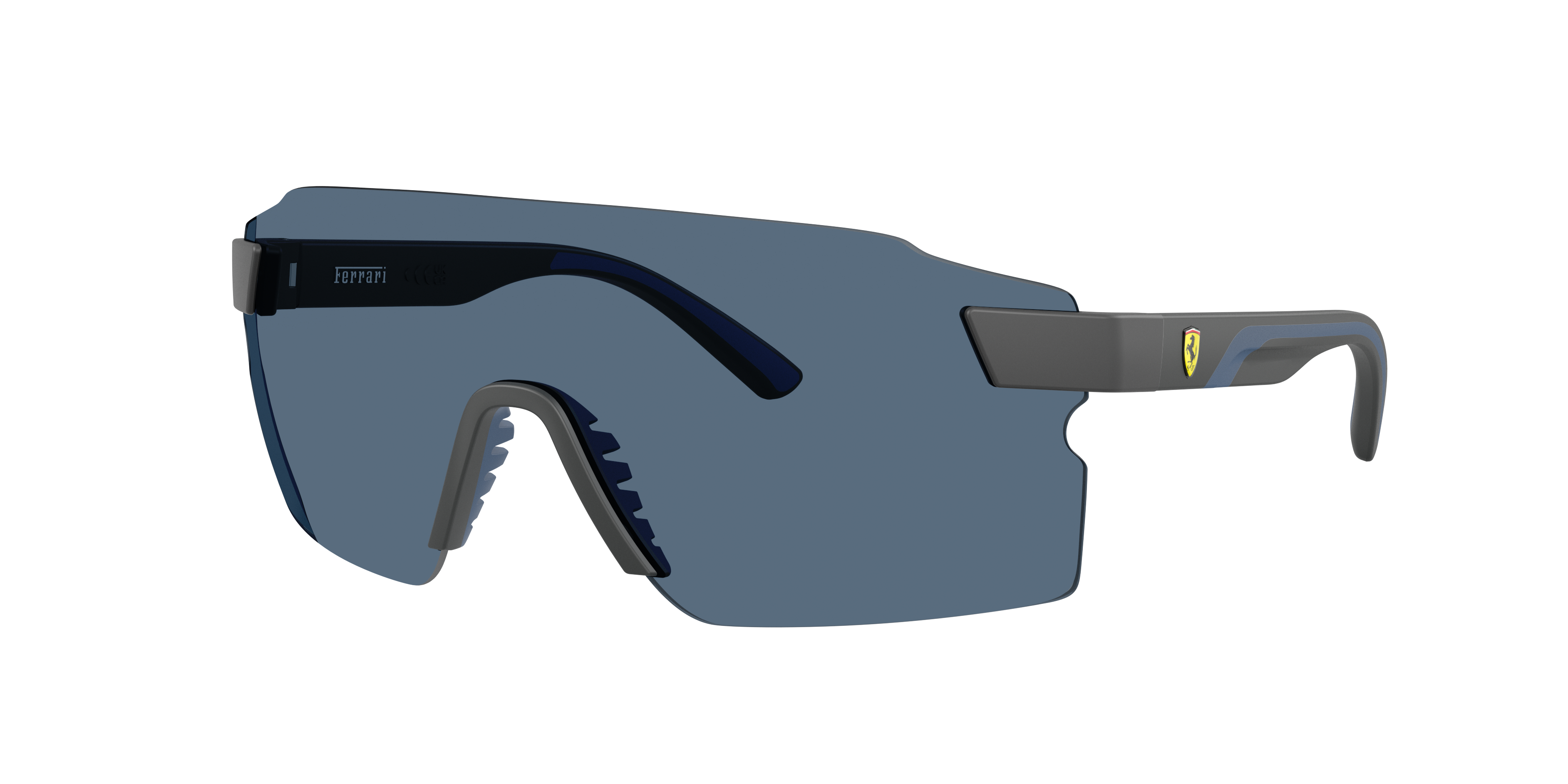 Scuderia Ferrari Man Sunglass FZ6024U -  Frame color: Matte Dark Grey, Lens color: Dark Blue