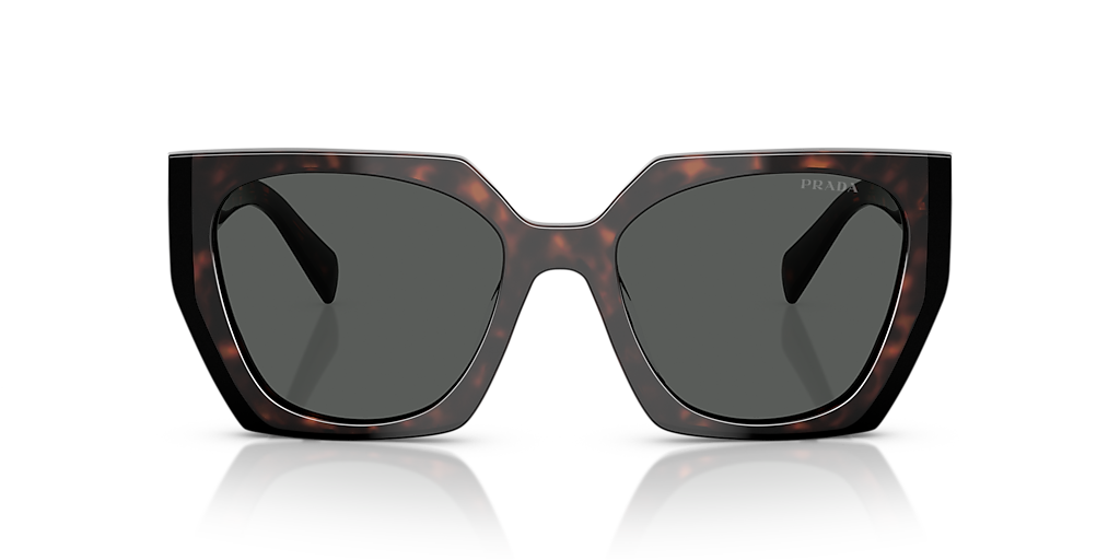 PRADA PR 15WS Root/Black - Women Luxury Sunglasses, Dark Grey Lens