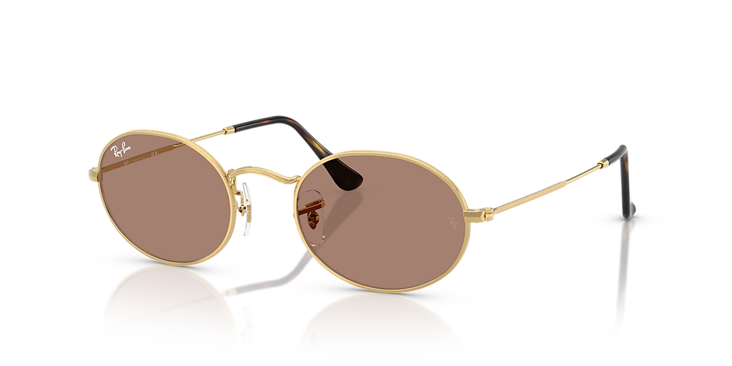Ray-Ban Oval Metal Summer Capsule M (51 - 21) with Violet lenses
