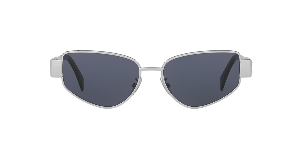 Celine CL40293U 16V Geometric Sunglasses - Palladium/Blue Celine® CL40293U Cat-Eye Sunglasses - EuroOptica main image 2