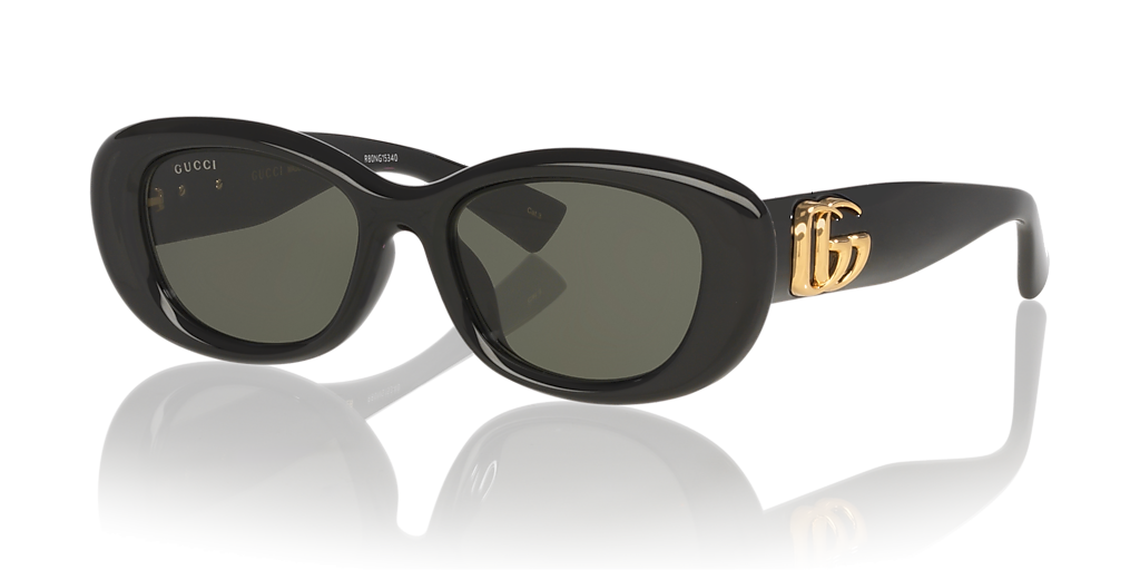 Gucci GG1829SK S (53 - 18) with Grey lenses and Black frame