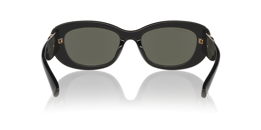 GUCCI GG1829SK Black - Women Luxury Sunglasses, Grey Lens