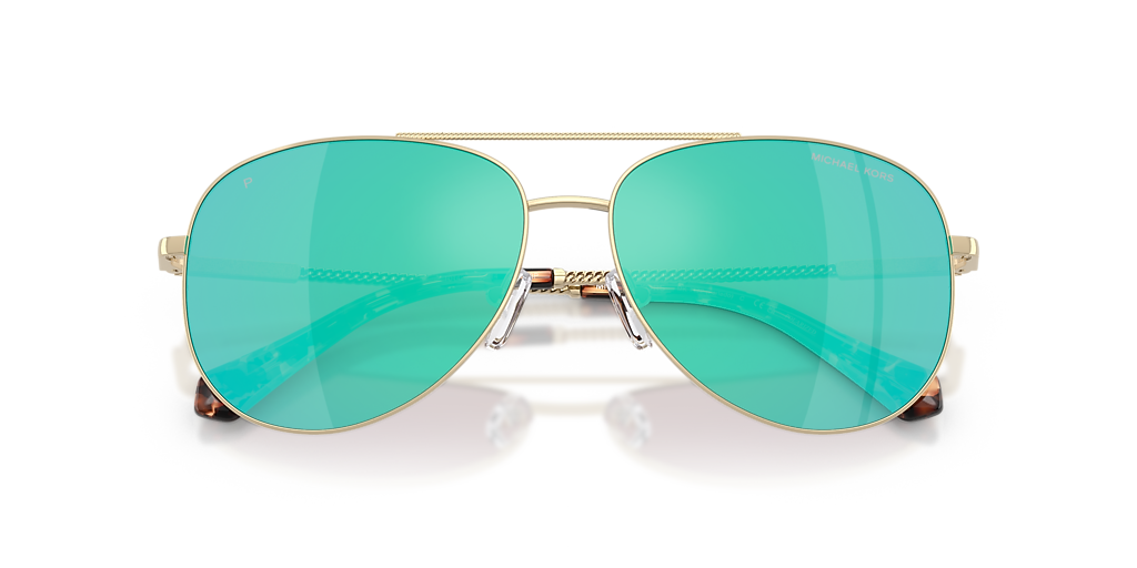 Michael Kors MK1172 Perledo L (58 - 14) with Blue lenses and  display picture 2