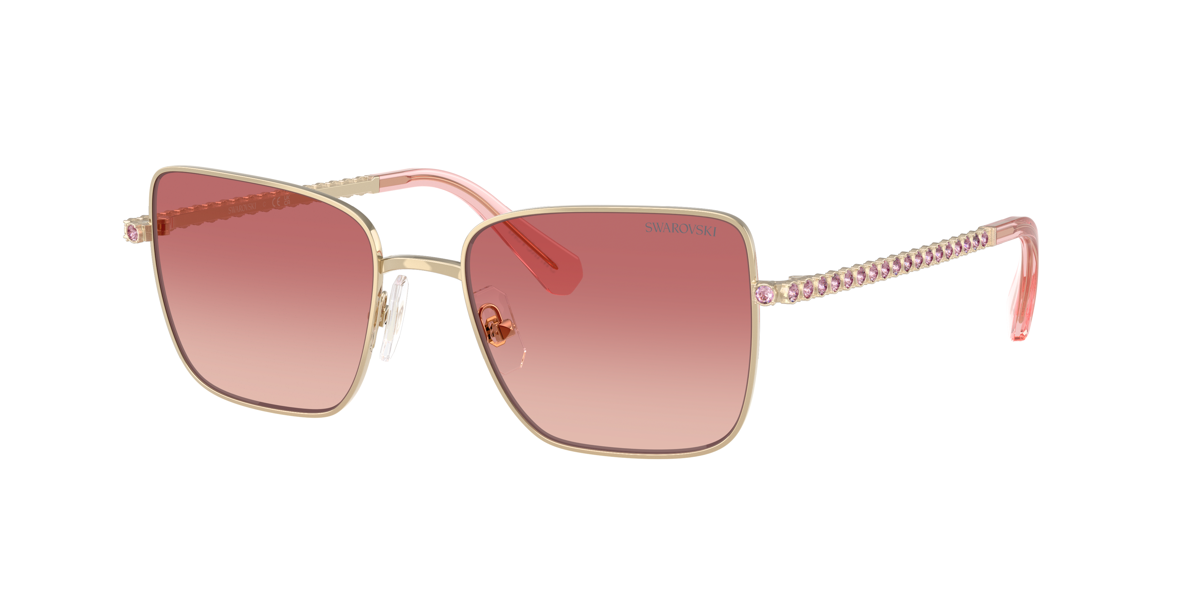 【送料,関税込】SWAROVSKI サングラス SK7015 Swarovski SK7015 XL (56 - 18) with Blue lenses and Silver