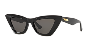 Bottega Veneta BV1303S L (56 - 19) with Grey lenses and Grey