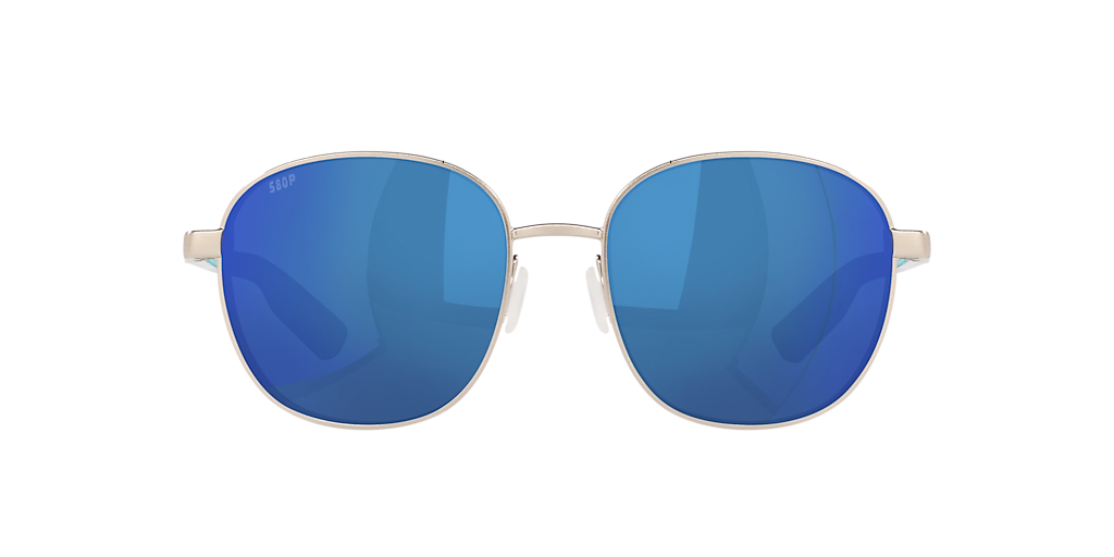 Costa 6S4005 Egret L (55 - 18) with Blue lenses and Silver
