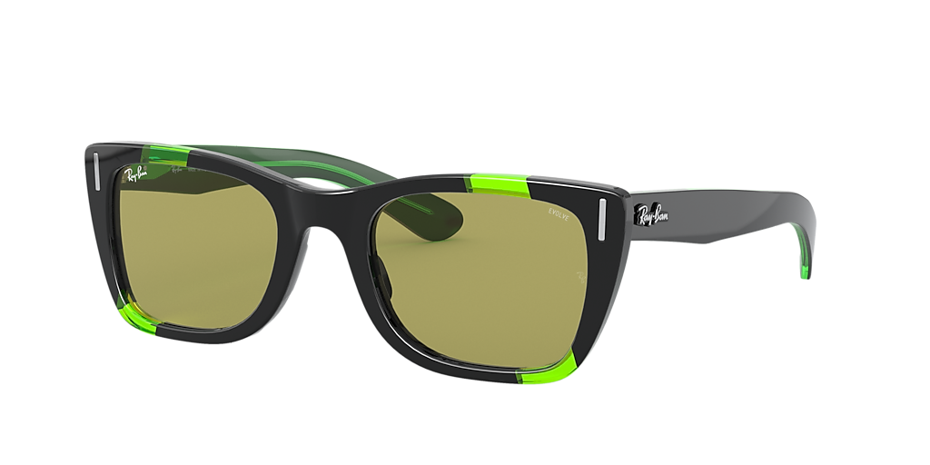 【Ray Ban】☆ユニセックス☆ サングラス RB2248 Ray-Ban RB2248 Caribbean Green Fluo S (52 - 22) with Green