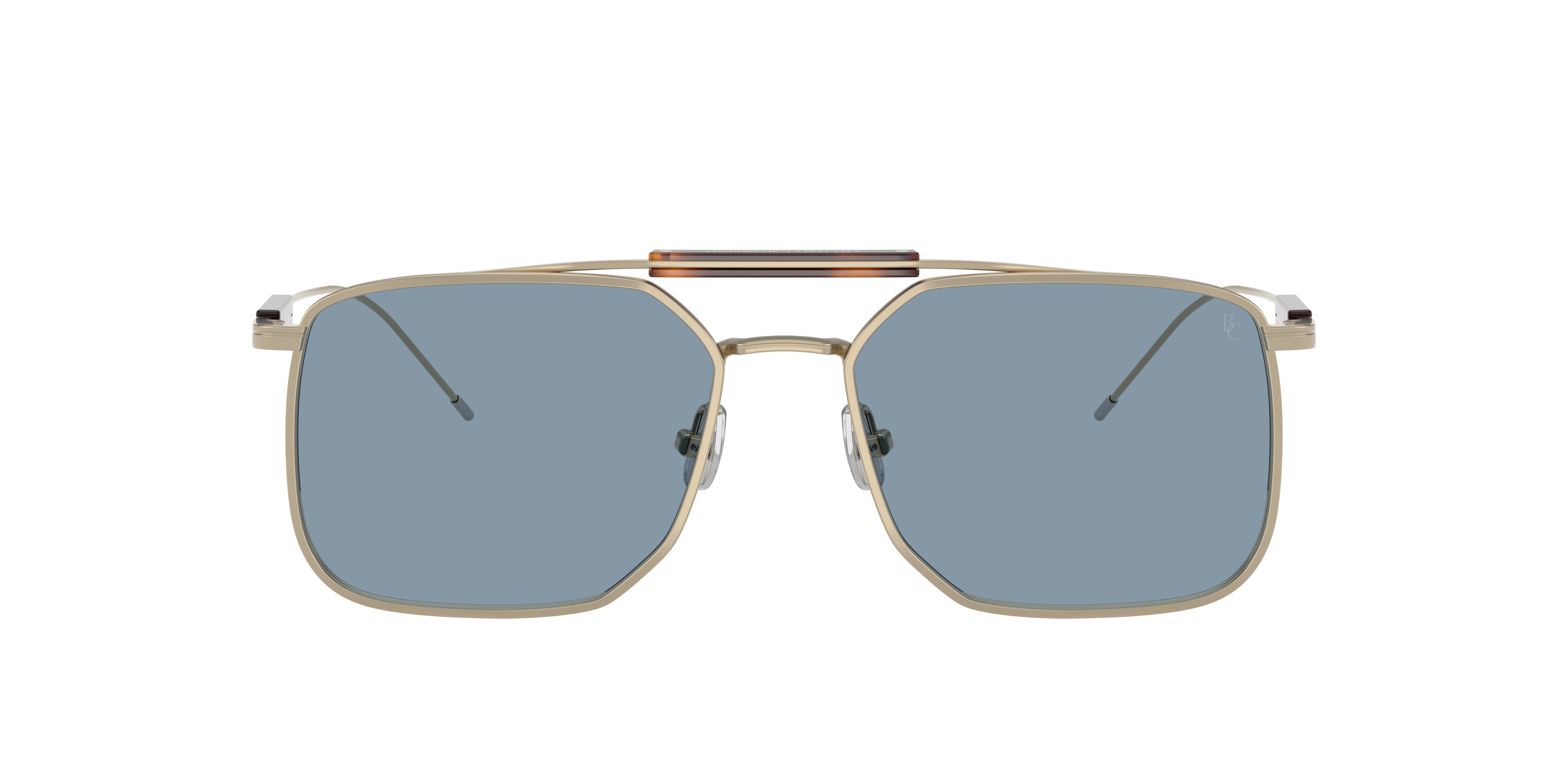 Brunello Cucinelli Sartorial Sunset Square Sunglasses In Blue
