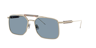 Brunello Cucinelli BC2004ST S (52 - 19) with Blue lenses and Gold