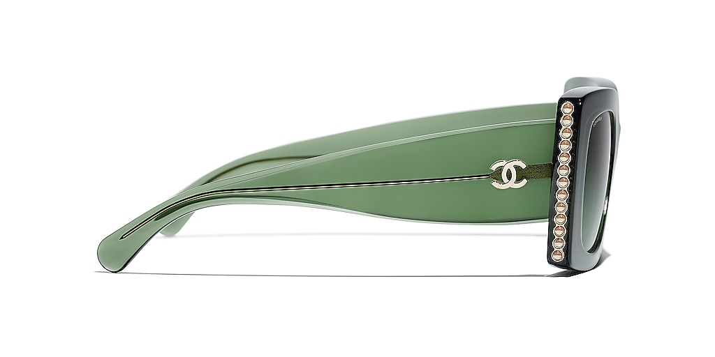 Chanel Square Sunglasses CH5480H S (52 - 22) with Green