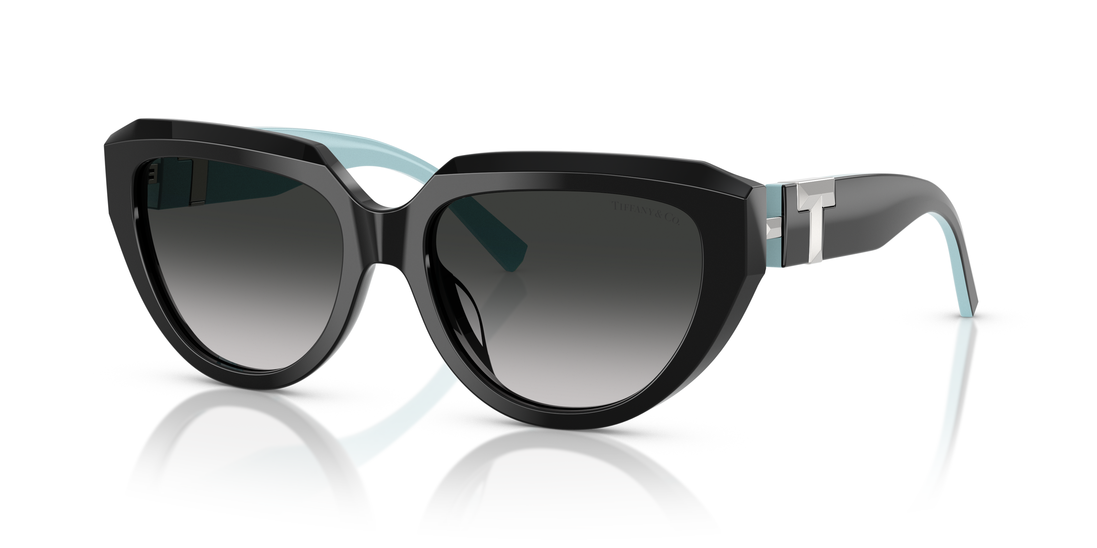 Tiffany & Co. TF4238U L (55 - 17) with Grey lenses and Black frame