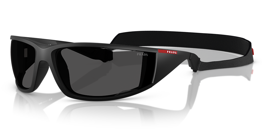 Prada Linea Rossa PS A04S L (85 - 18) with Grey lenses and Black