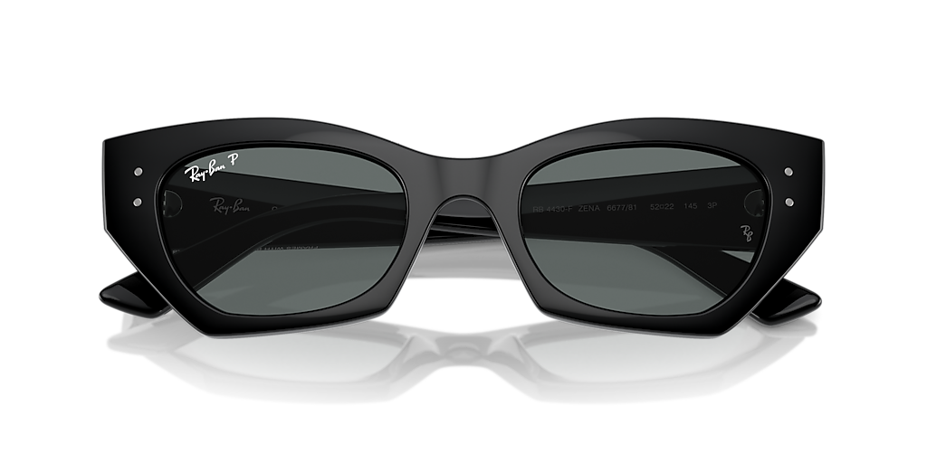 Ray-Ban Zena Bio-Based M (52 - 22) with Grey lenses and Black