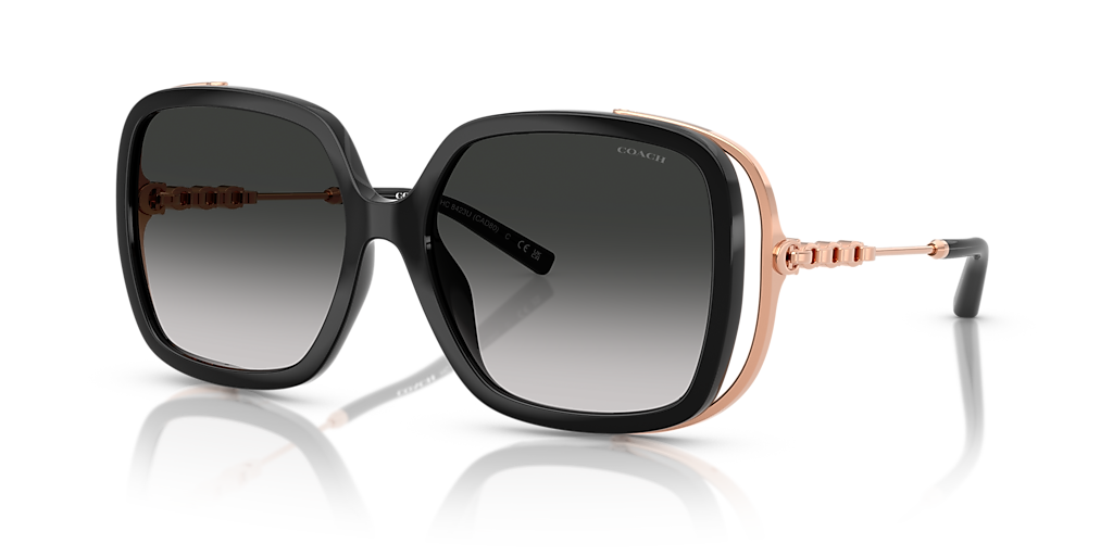Coach HC8423U CAD80 XL (56 - 16) with Grey lenses and Black frame