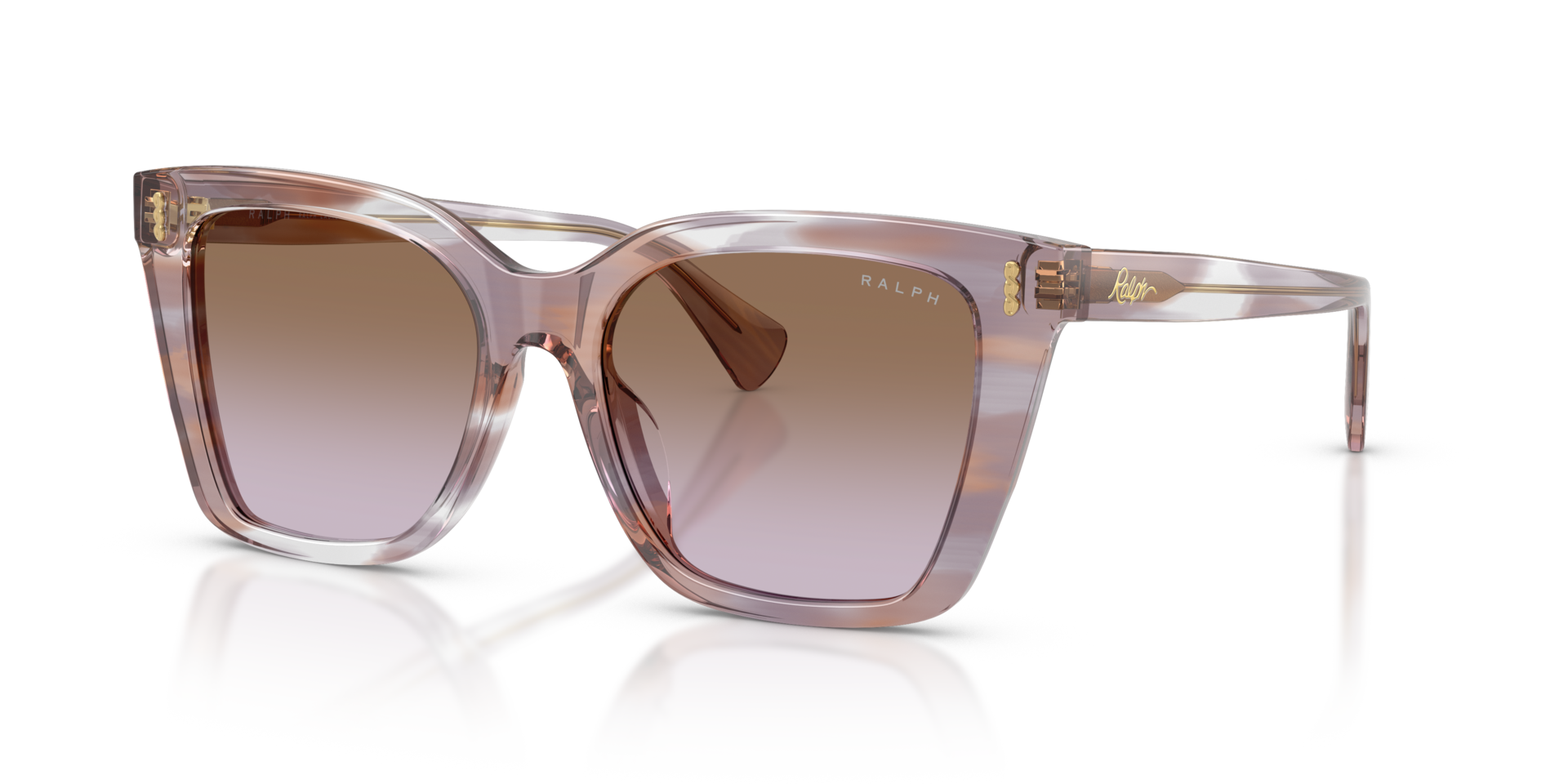Violet Ralphs Ralph RA5349U M (53 - 17) with Violet lenses and Brown frame | Sunglass ...
