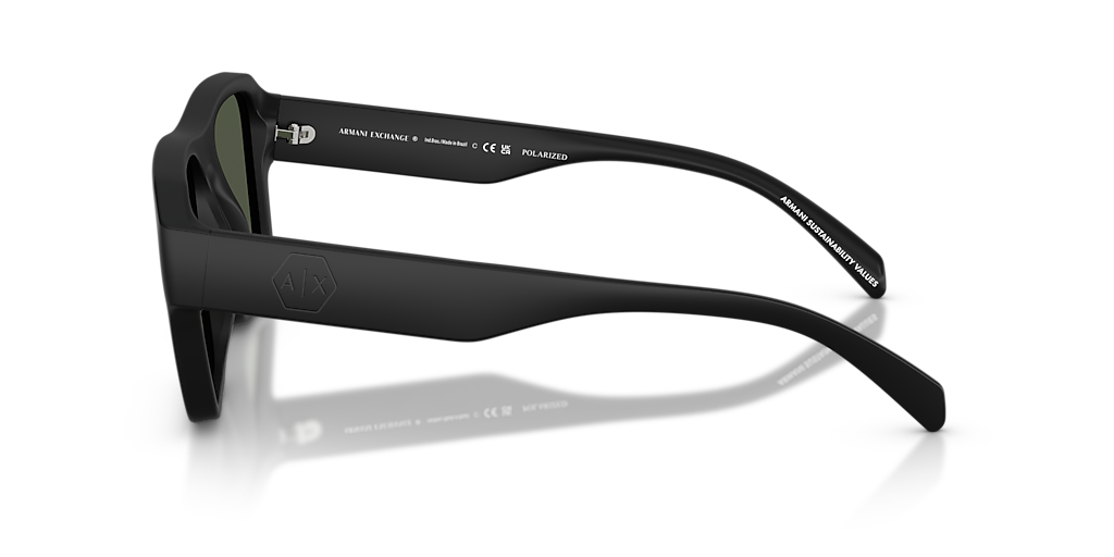 ARMANI EXCHANGE AX4154SU Matte Black - Men Sunglasses, Dark Grey Lens