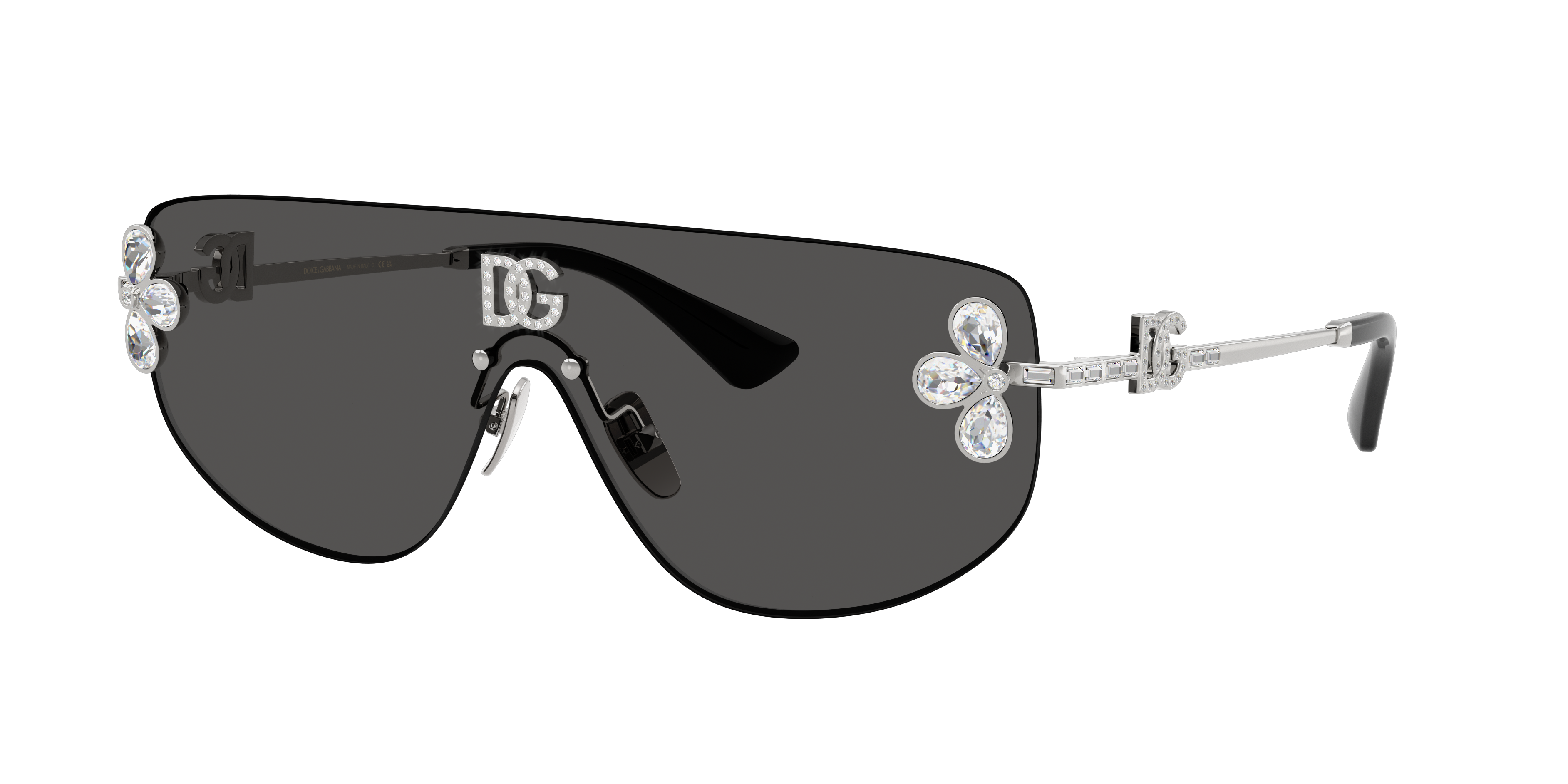 Dolce&Gabbana DG2333B (0 - 138) with Grey lenses and Silver frame