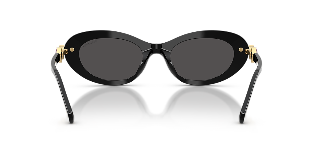 【送料,関税込】SWAROVSKI サングラス SK6019 Swarovski SK6042 XXL (53 - 20) with Grey lenses and Black