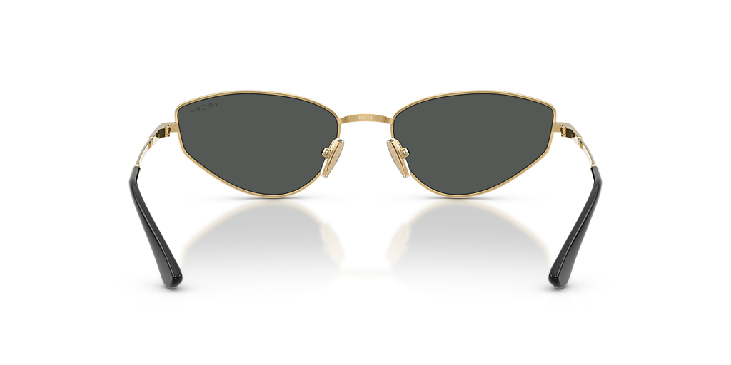 Vogue Women\'s Gold and Grey Sunglasses! Vogue Eyewear VO4339S L (56 - 18) with Grey lenses and Gold  main image 4