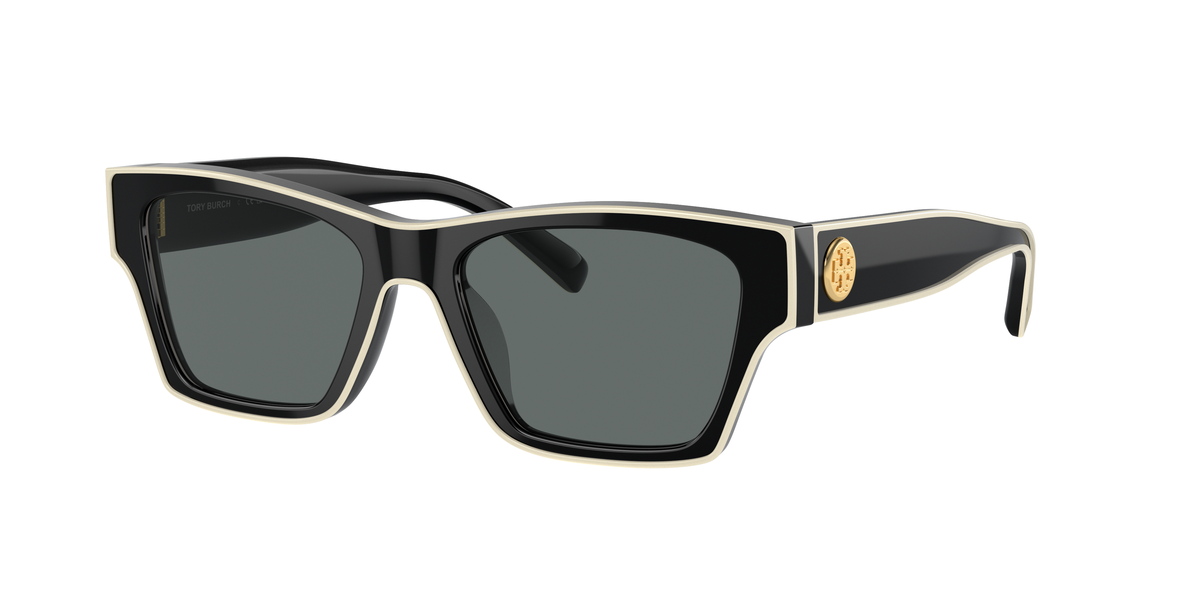 Tory Burch TY7207U S (53 - 18) with Grey lenses and Black frame