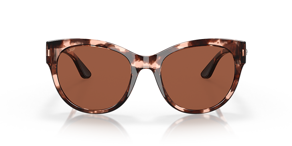 COSTA 6S9011 Maya Shiny Coral Tortoise - Women Sunglasses, Copper Lens