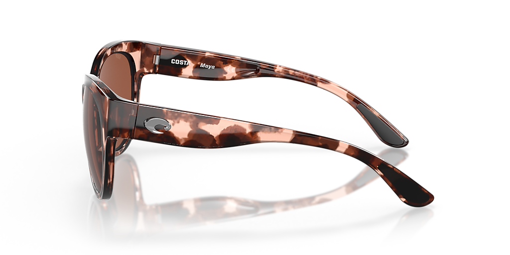 Costa Sunglasses Maya 06S9011-0555 Purple Round Frames with