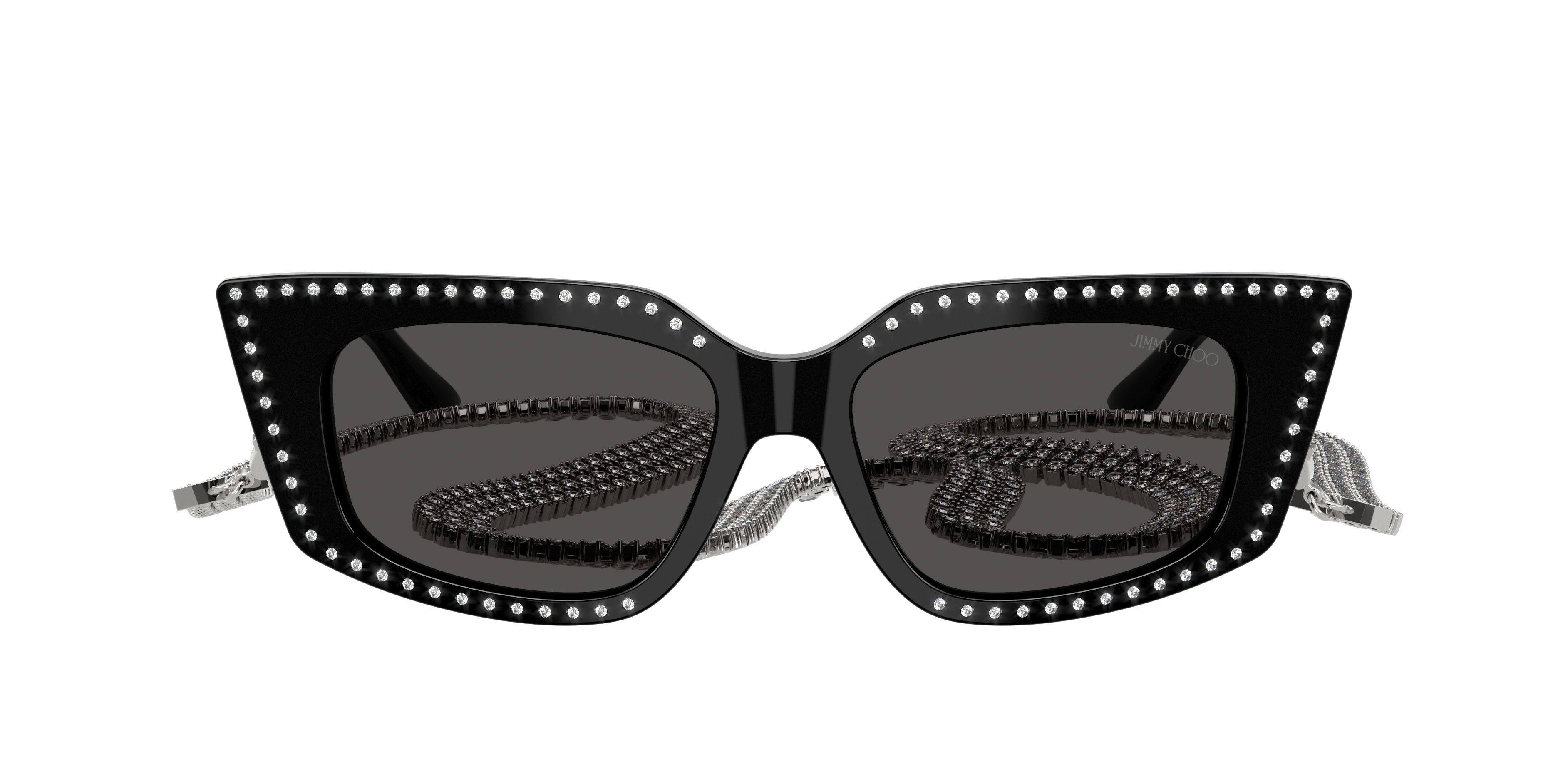 Jimmy Choo Frau Sunglass Jc5033b In Grigio Scuro